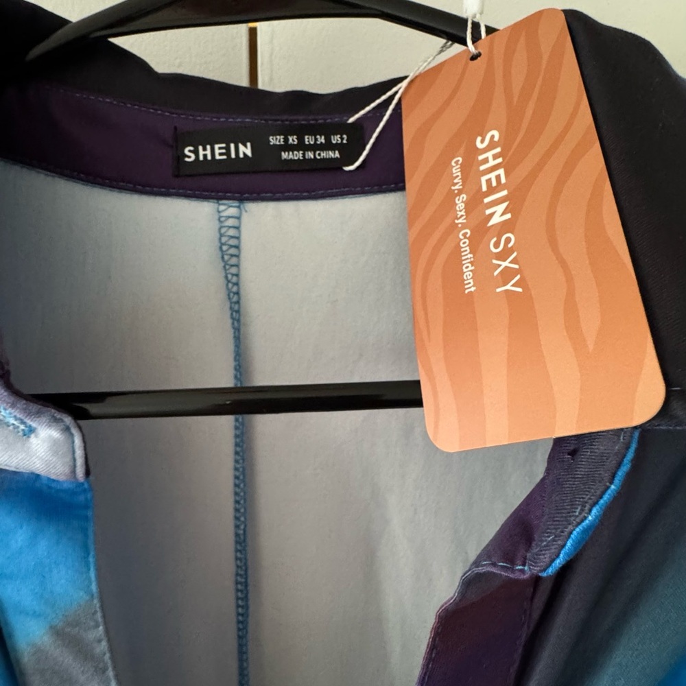SHEIN Multicolor Ruched Dress - Picture 3 of 3